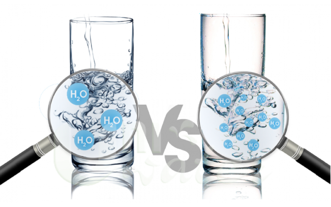 Nước ion kiềm với hàm lượng phân tử cực nhỏ