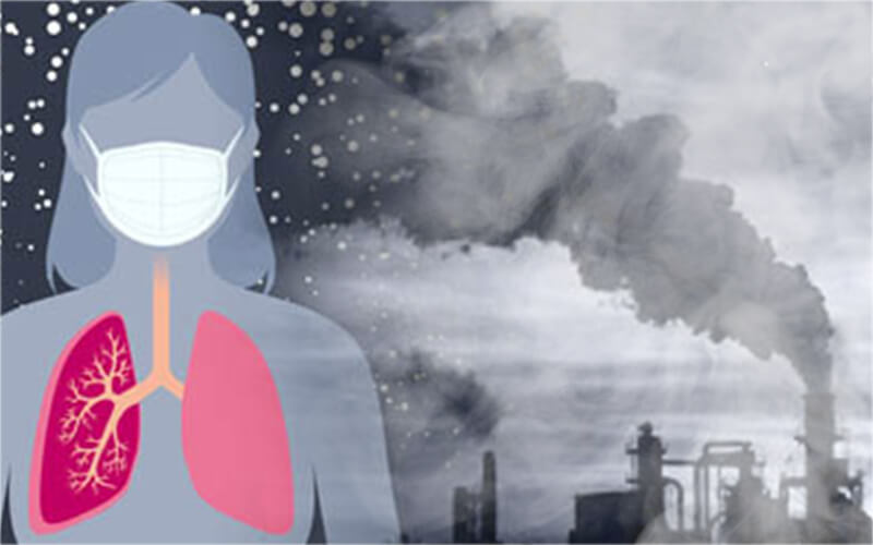 Đeo khẩu trang cũng là một biện pháp ngăn ngừa hậu quả của ô nhiễm không khí
